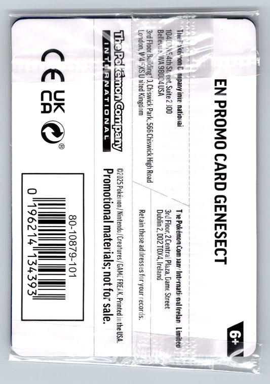 Genesect (Cosmos Holo) - #008/094 - Miscellaneous Cards & Products SEALED