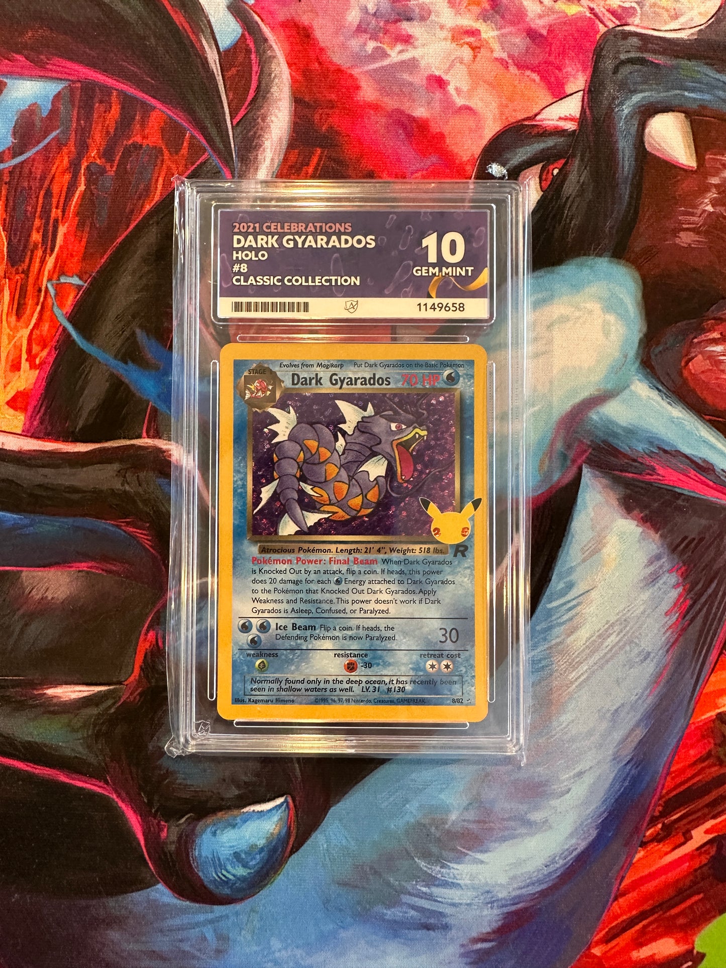 ACE 10 Dark Gyarados - Celebrations: Classic Collection (CCC)