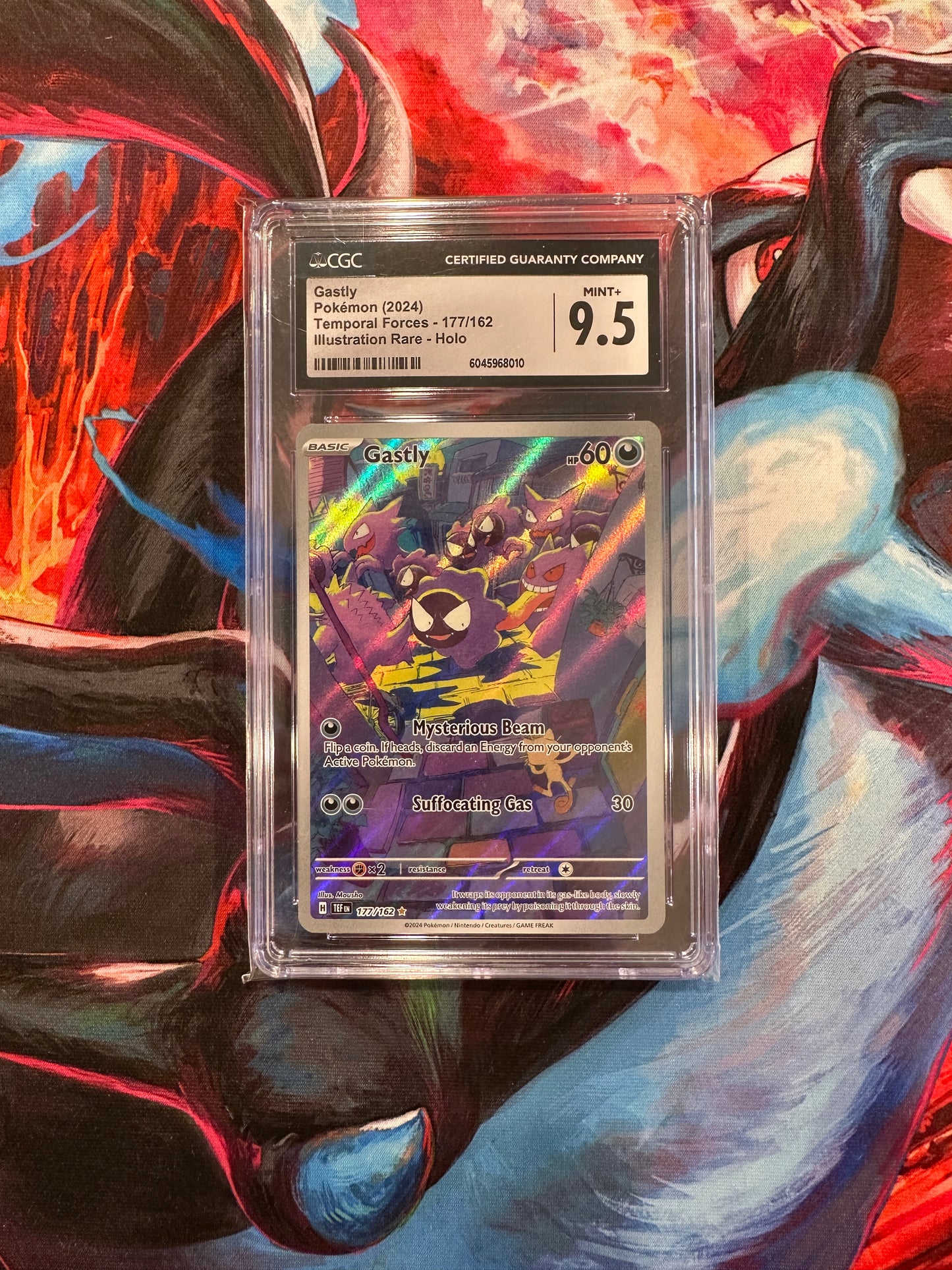 CGC 9.5 Gastly - 177/162 - SV05: Temporal Forces (TEF)