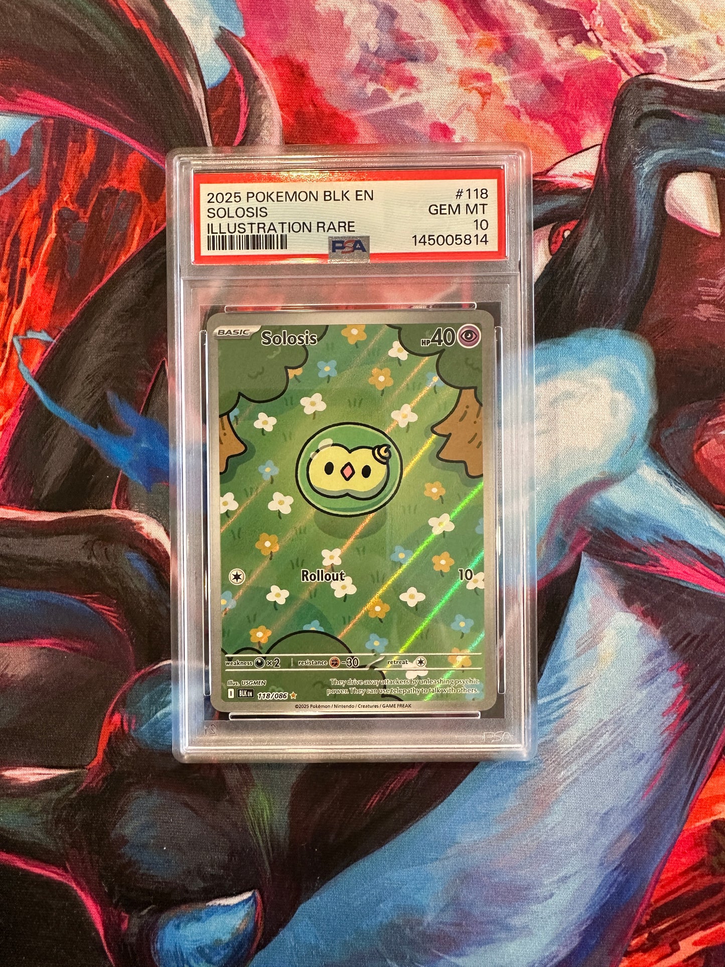 PSA 10 Solosis - 118/086 - SV: Black Bolt (BLK)