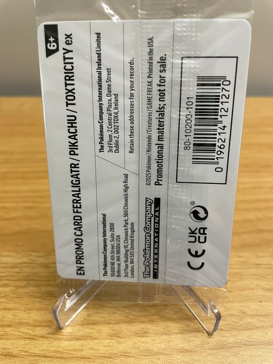 Illustration Contest 2024 - SV: Scarlet & Violet Promo Cards (SVP) Feraligatr, Pikachu and Toxtricity SEALED