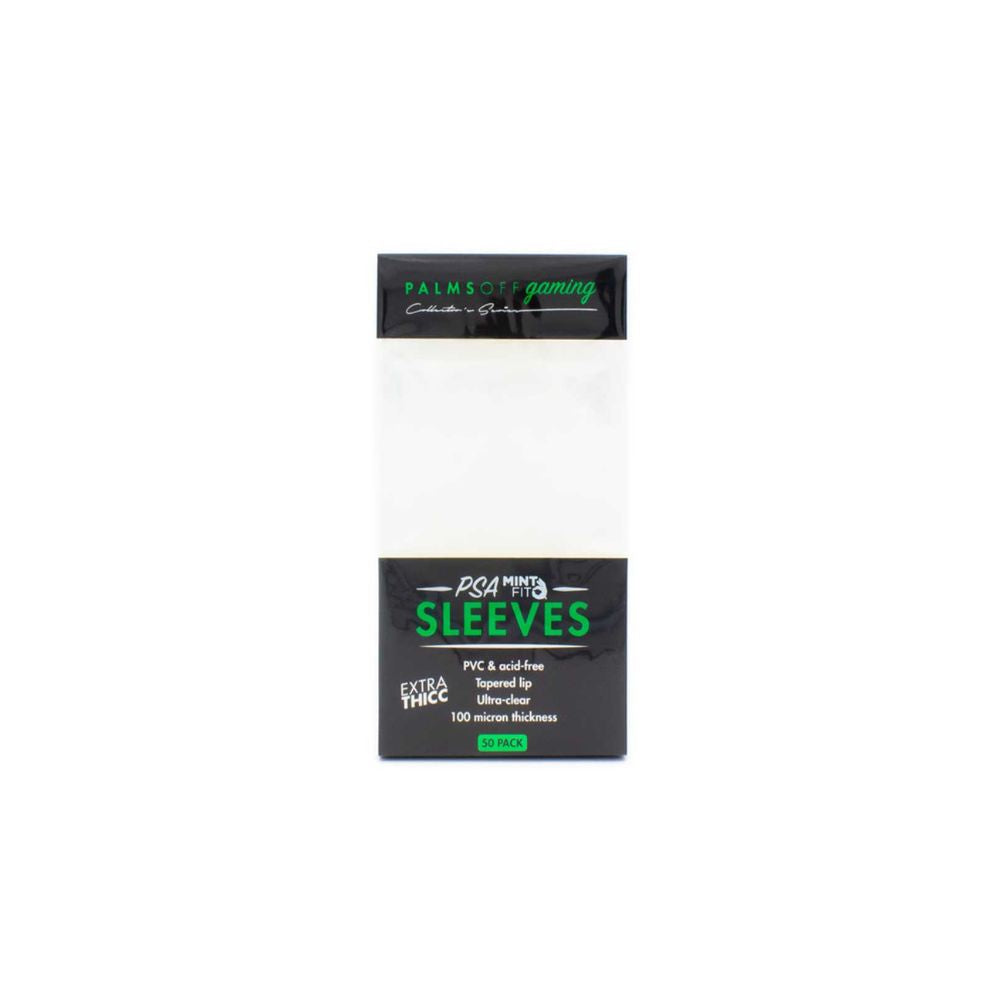 Palms Off PSA Graded Card Mint-Fit Sleeves – Extra Thick – 50pc
