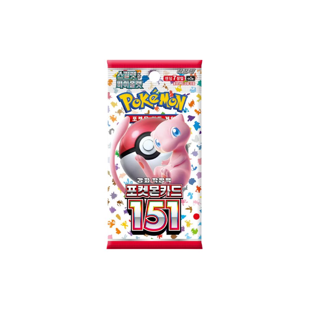 nine　韓国ポケモン　151 2BOX Pokemon Cards “Pokemon 151” sv2a Booster Box Korean Ver – K-TCG