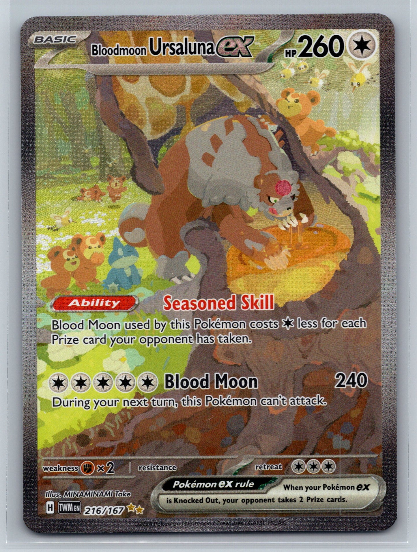 Bloodmoon Ursaluna ex - #216/167 - SV06: Twilight Masquerade