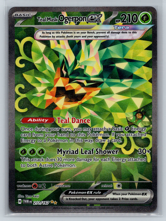 Teal Mask Ogerpon ex - #211/167 - SV06: Twilight Masquerade