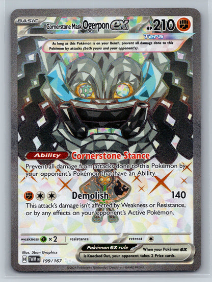 Cornerstone Mask Ogerpon ex - #199/167 - SV06: Twilight Masquerade