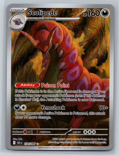 Scolipede - #134/086 - SV: Black Bolt