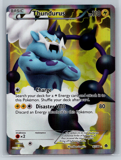 Thundurus (97 Full Art) - #97/98 - Emerging Powers
