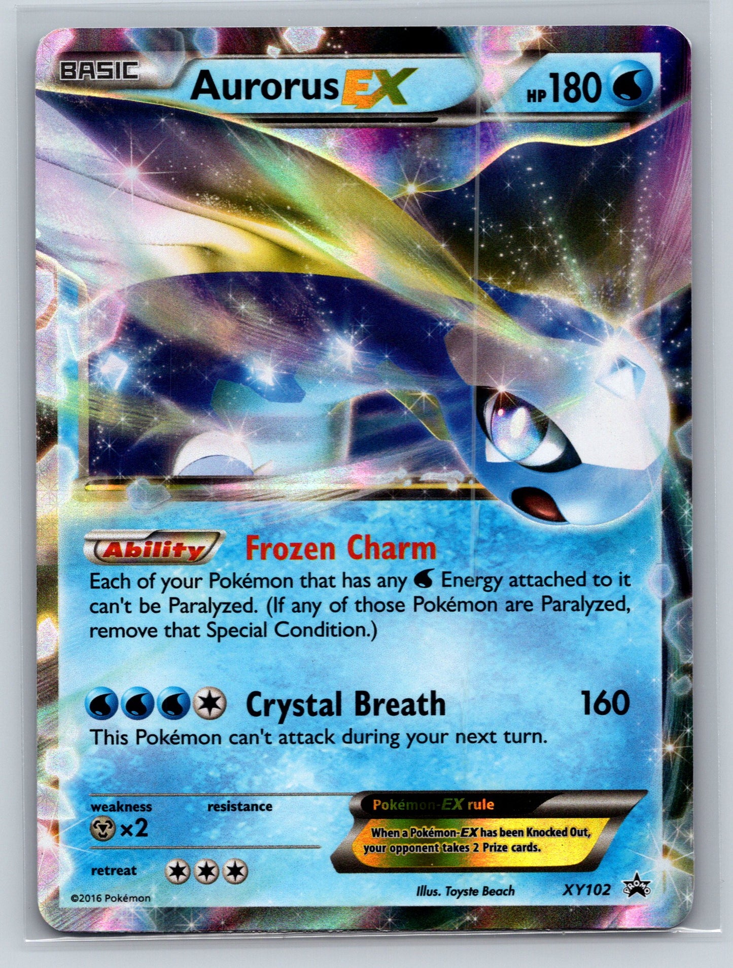 Aurorus EX - #XY102 - XY Promos