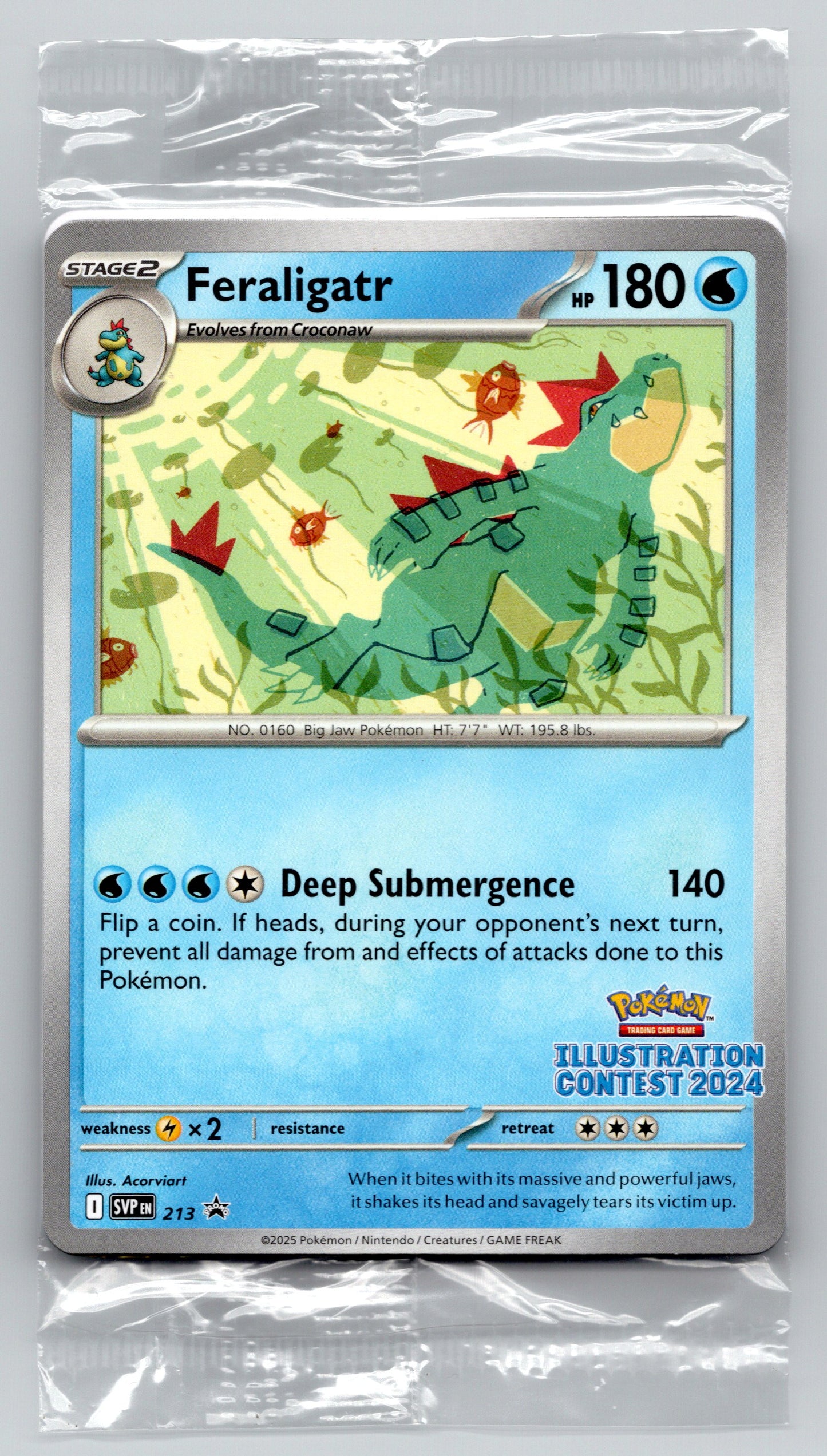 Pikachu, Feraligatr & Toxtricity - #213, 214, 215 - SV: Promo Cards SEALED