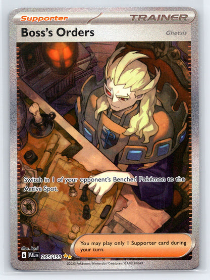 Boss's Orders - #265/193 - SV02: Paldea Evolved