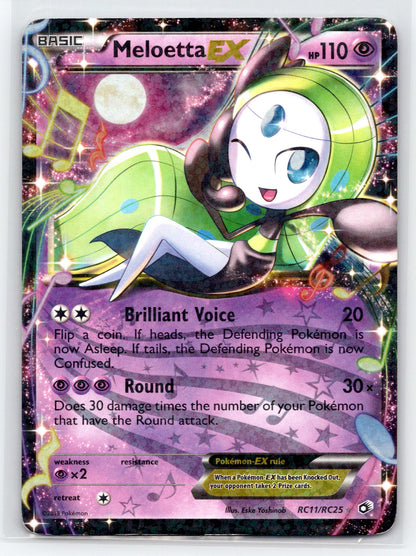 Meloetta EX - #RC11/RC25 - Legendary Treasures: Radiant Collection