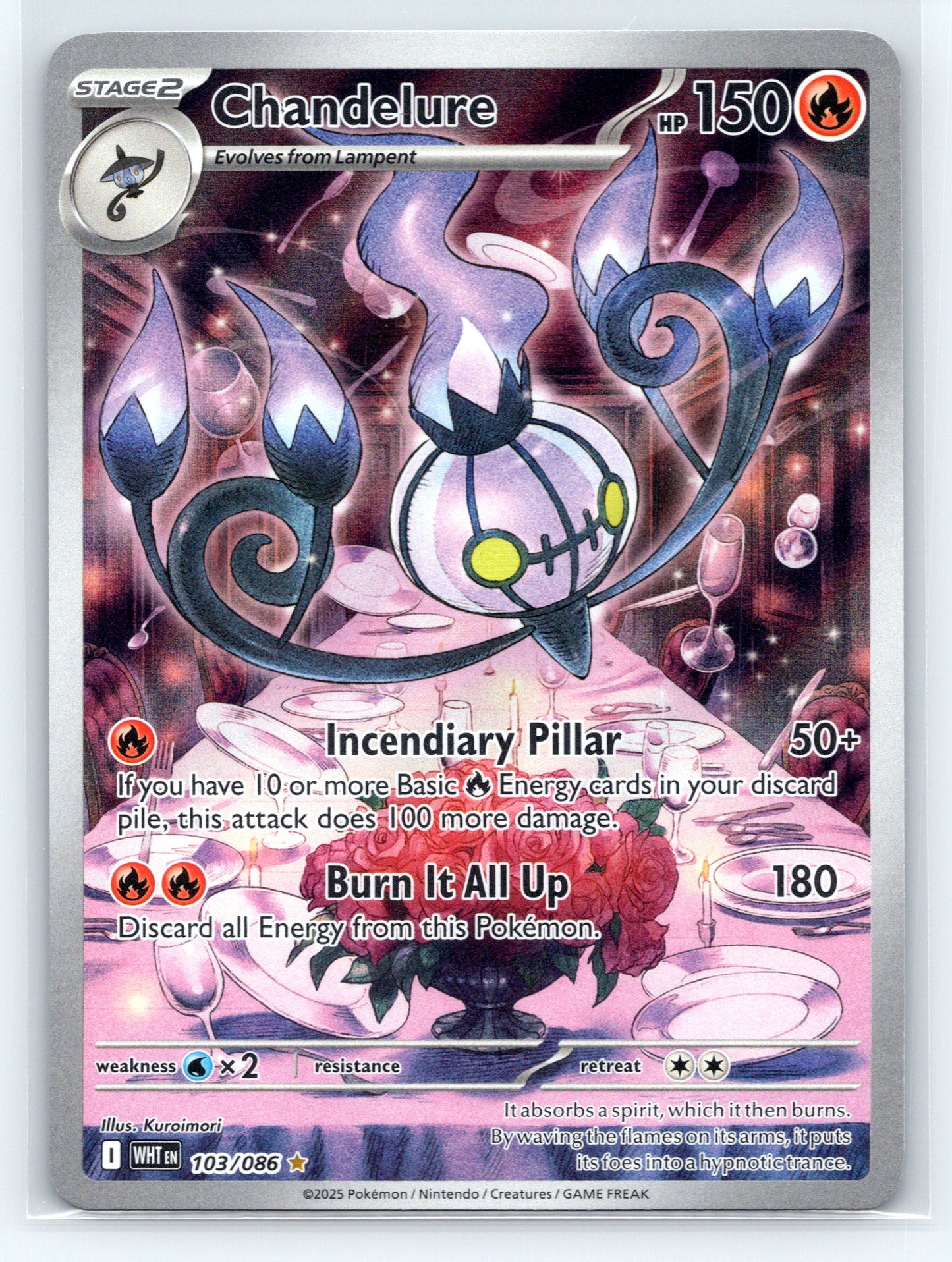 Chandelure - #103/086 - SV: White Flare