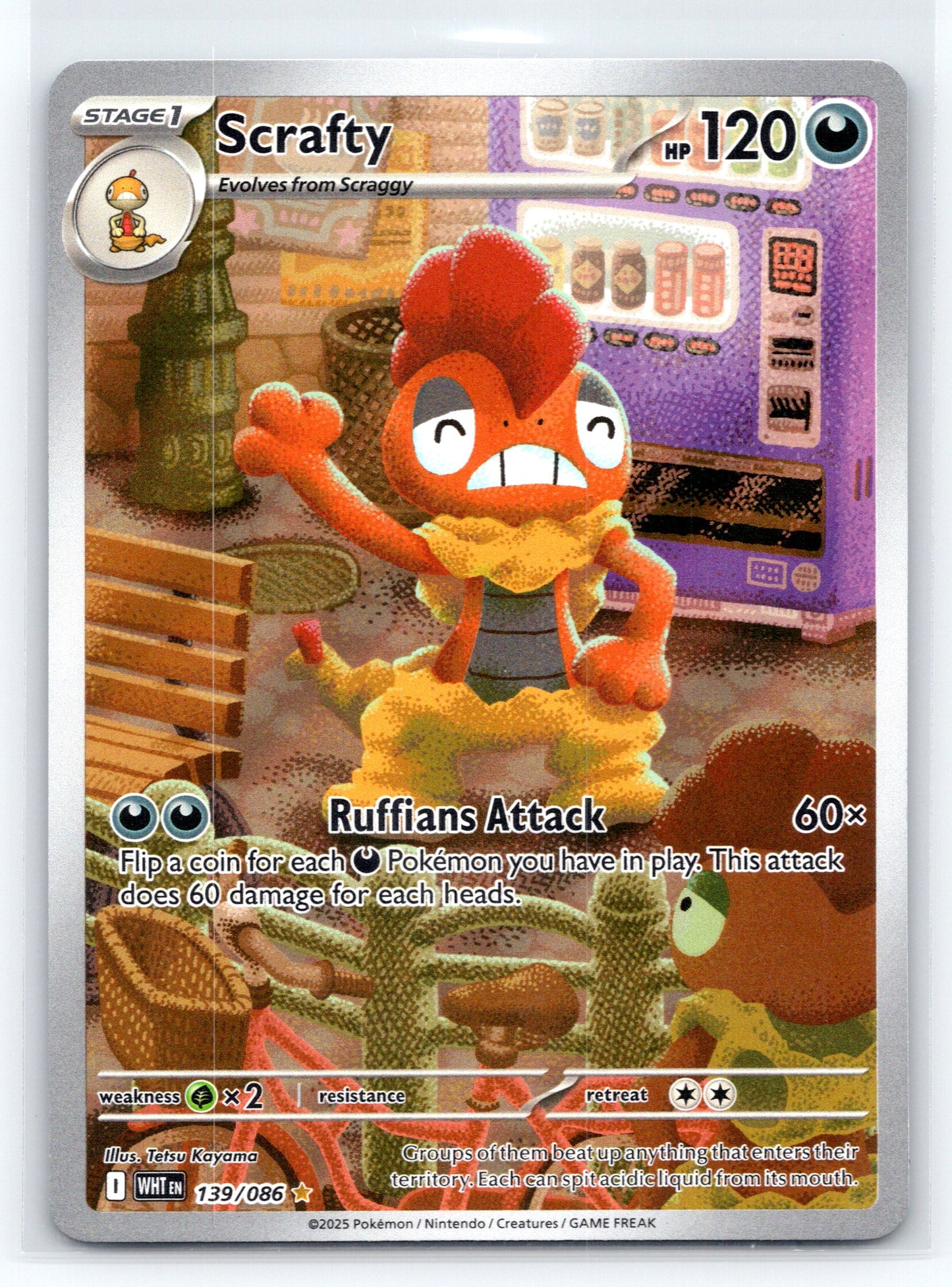 Scrafty - #139/086 - SV: White Flare