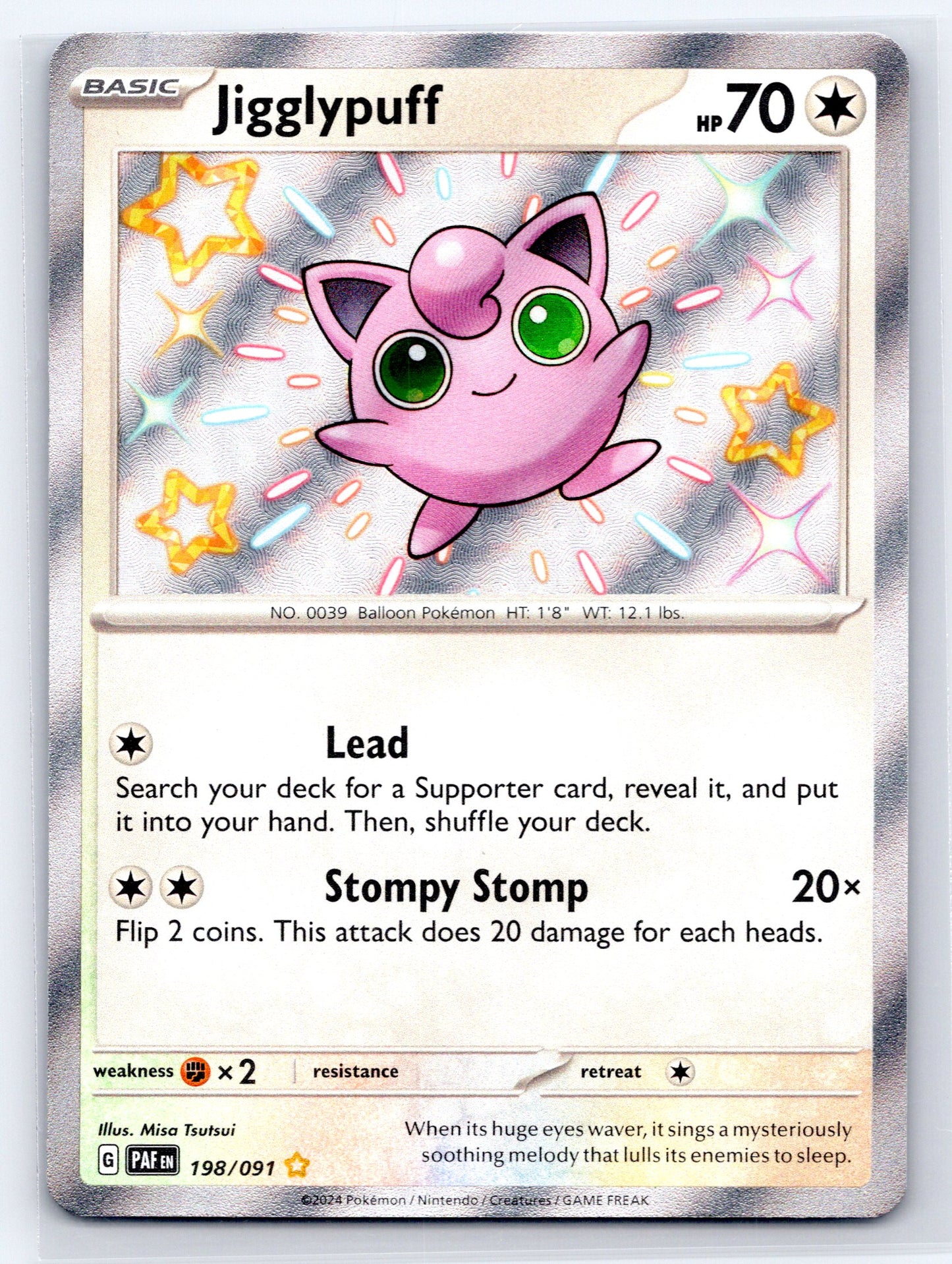 Jigglypuff - #198/091 - SV: Paldean Fates