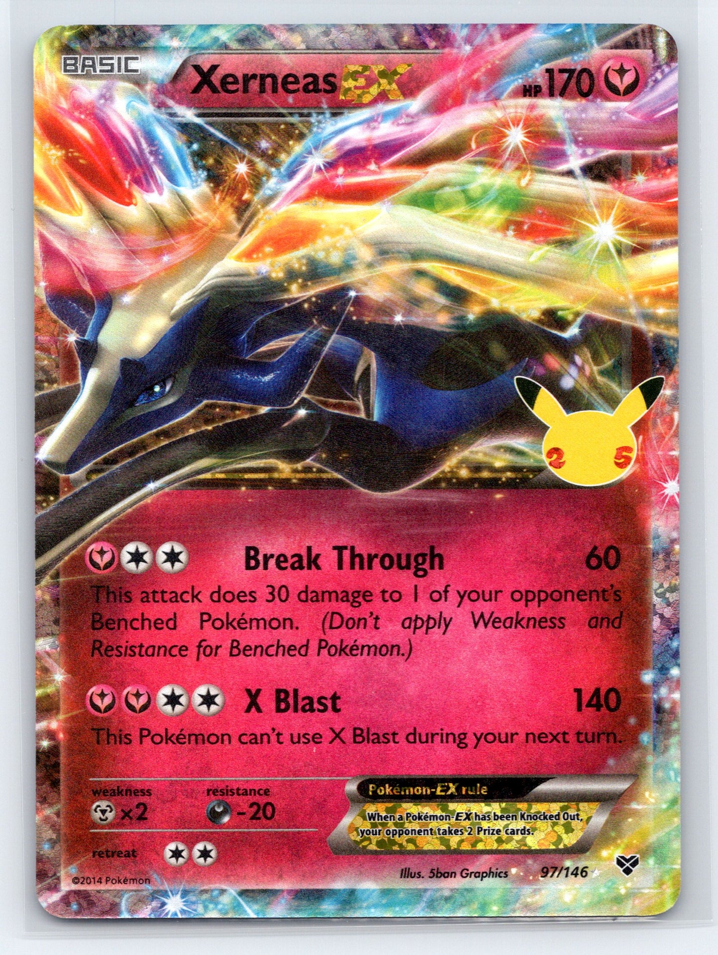Xerneas EX - #97/146 - XY Base Set