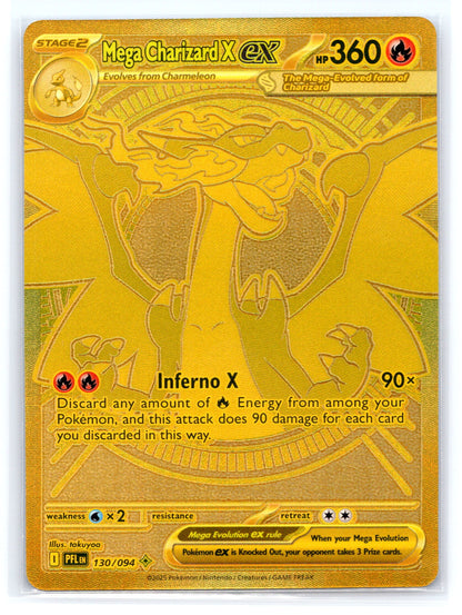 Mega Charizard X ex - #130/094 - ME02: Phantasmal Flames