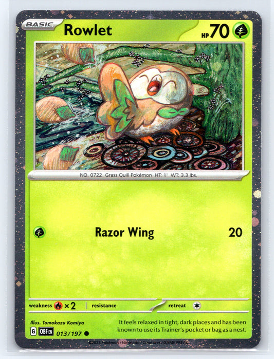 Rowlet - #013/197 - Miscellaneous Cards & Products