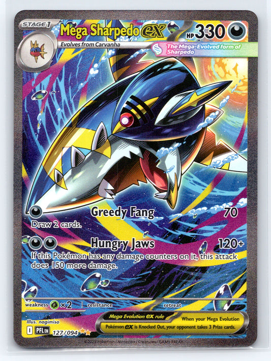 Mega Sharpedo ex - #127/094 - ME02: Phantasmal Flames