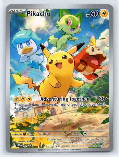 Pikachu - #027 - SV: Scarlet & Violet Promo Cards