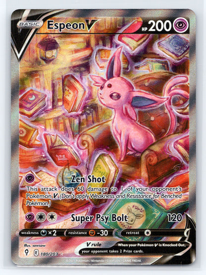 Espeon V (Alternate Full Art) - #180/203 - SWSH07: Evolving Skies