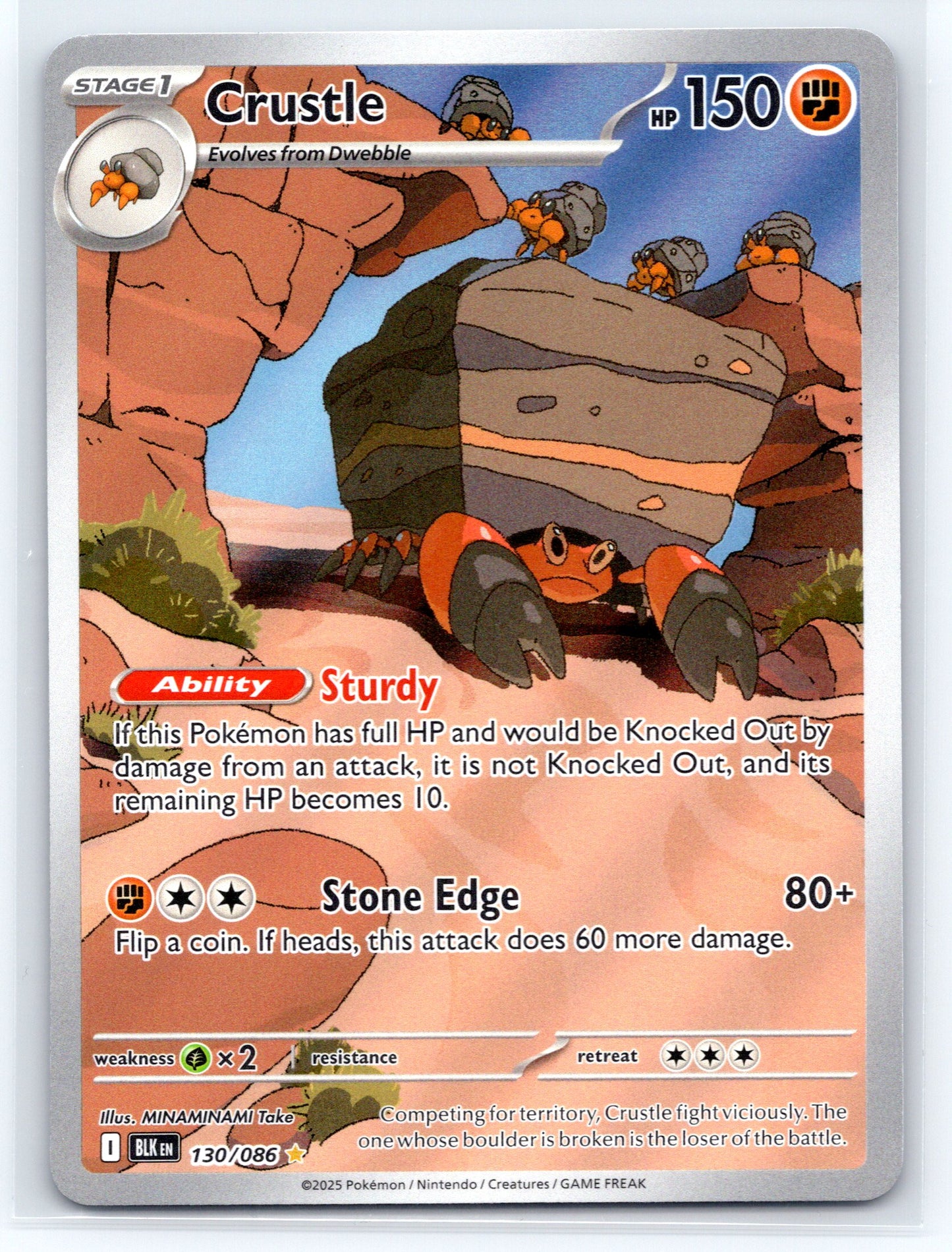 Crustle - #130/086 - SV: Black Bolt