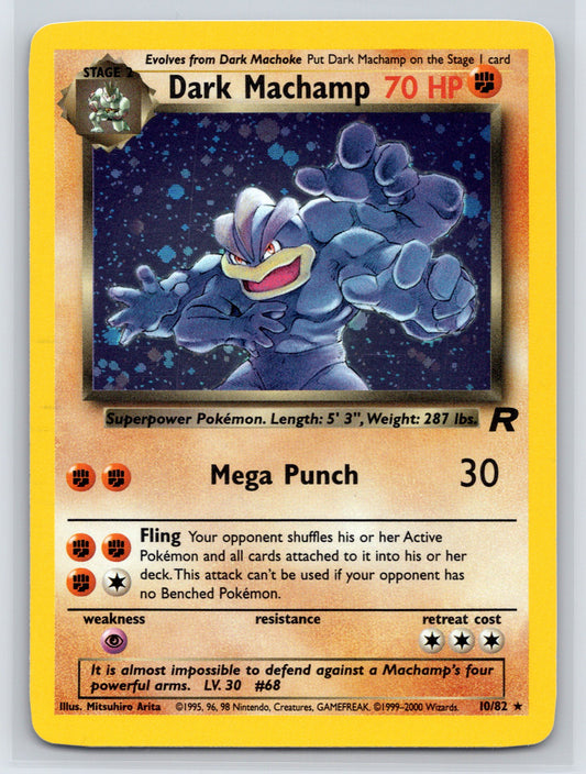 Dark Machamp (10) - #10/82 - Team Rocket Unlimited Holo
