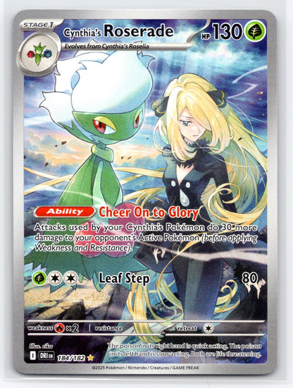Cynthia's Roserade - #184/182 - SV10: Destined Rivals