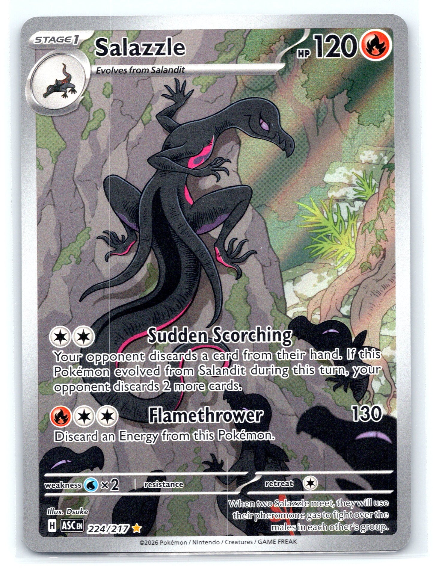 Salazzle - #224/217 - ME: Ascended Heroes
