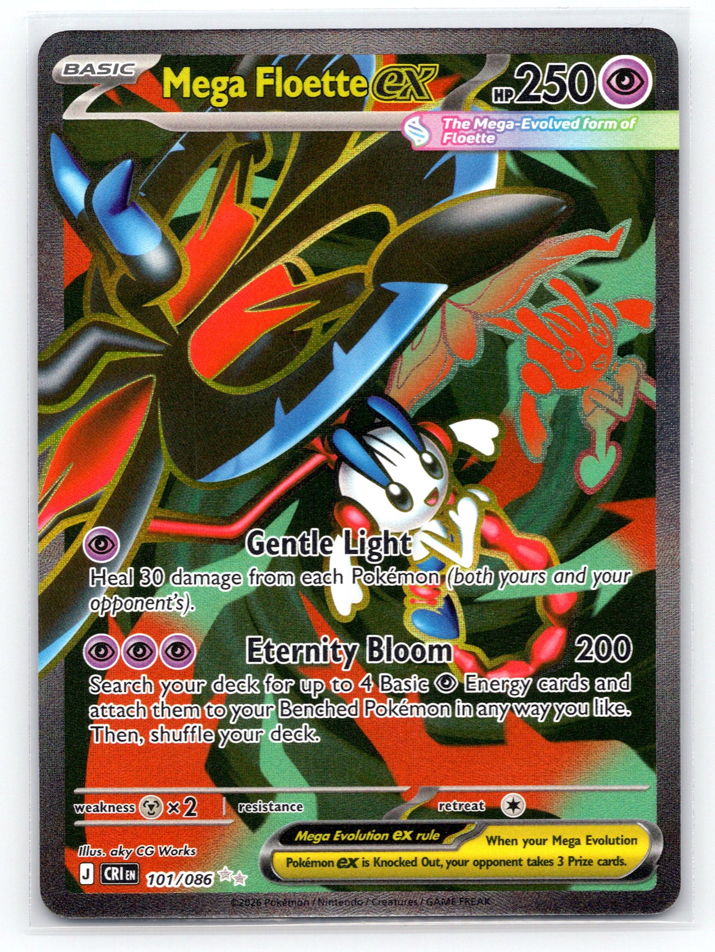 Mega Floette ex - #101/086 - ME04: Chaos Rising
