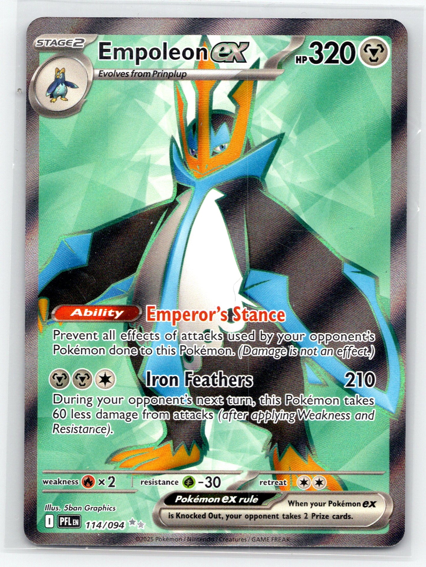 Empoleon ex - #114/094 - ME02: Phantasmal Flames