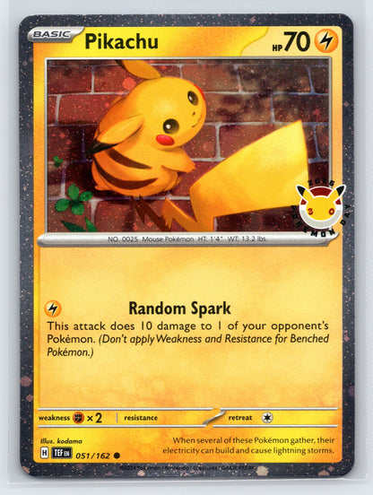 Pikachu (Pokemon Day 2026) - #051/162 - Miscellaneous Cards & Products