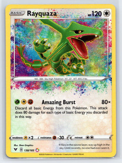 Rayquaza - #138/185 - SWSH04: Vivid Voltage