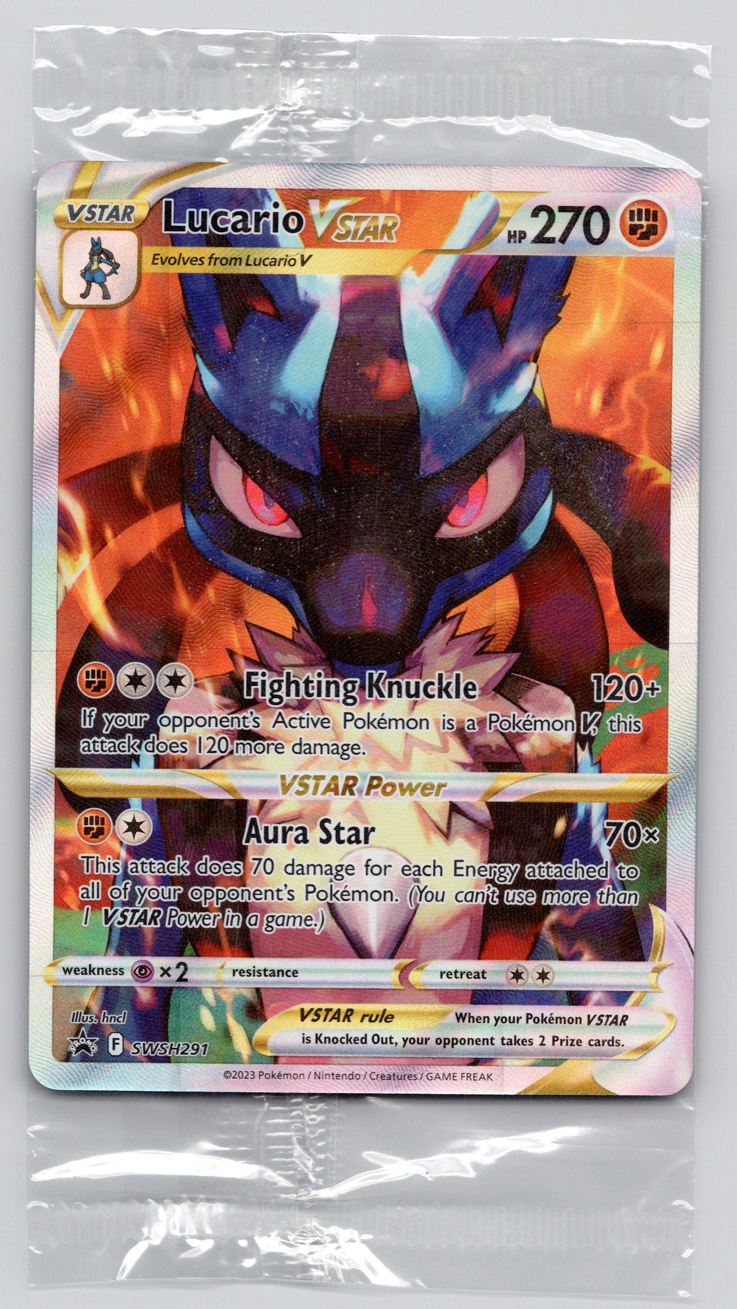 Lucario VSTAR - #SWSH291 - SWSH: Sword & Shield Promo Cards SEALED