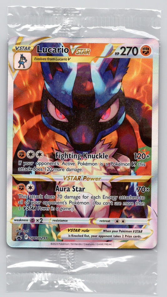 Lucario VSTAR - #SWSH291 - SWSH: Sword & Shield Promo Cards SEALED