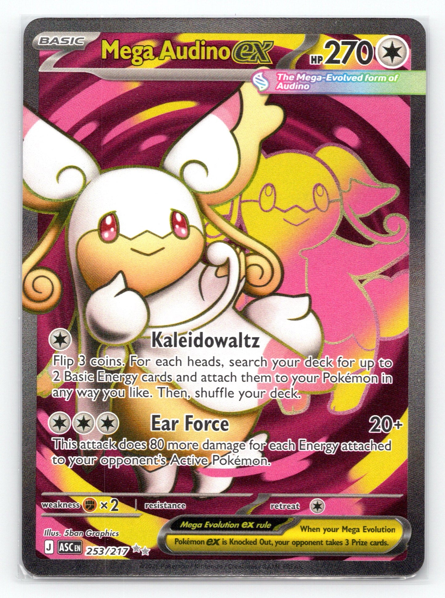 Mega Audino ex - #253/217 - ME: Ascended Heroes