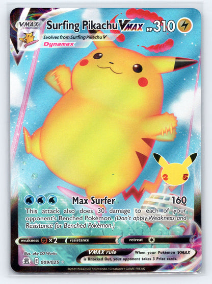 Surfing Pikachu VMAX - #009/025 - Celebrations