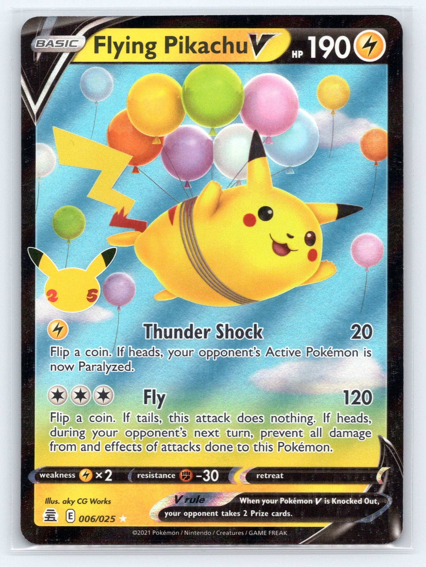 Flying Pikachu V - #006/025 - Celebrations