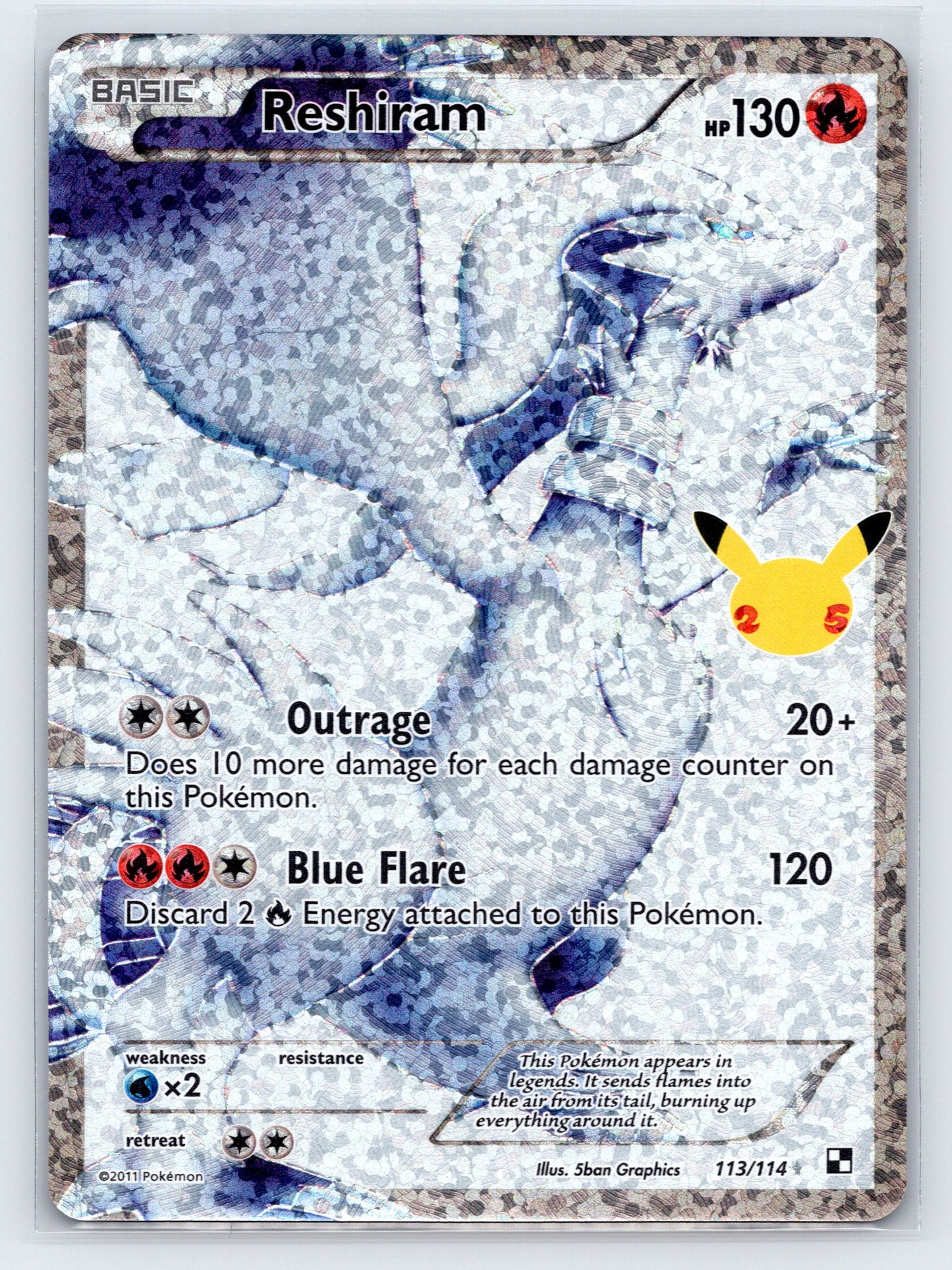 Reshiram - #113/114 - Celebrations: Classic Collection