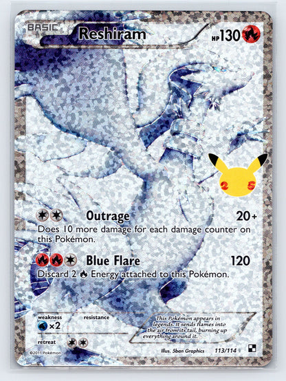 Reshiram - #113/114 - Celebrations: Classic Collection