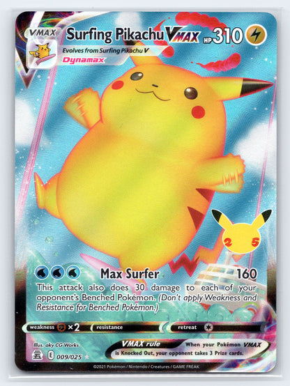 Surfing Pikachu VMAX - #009/025 - Celebrations