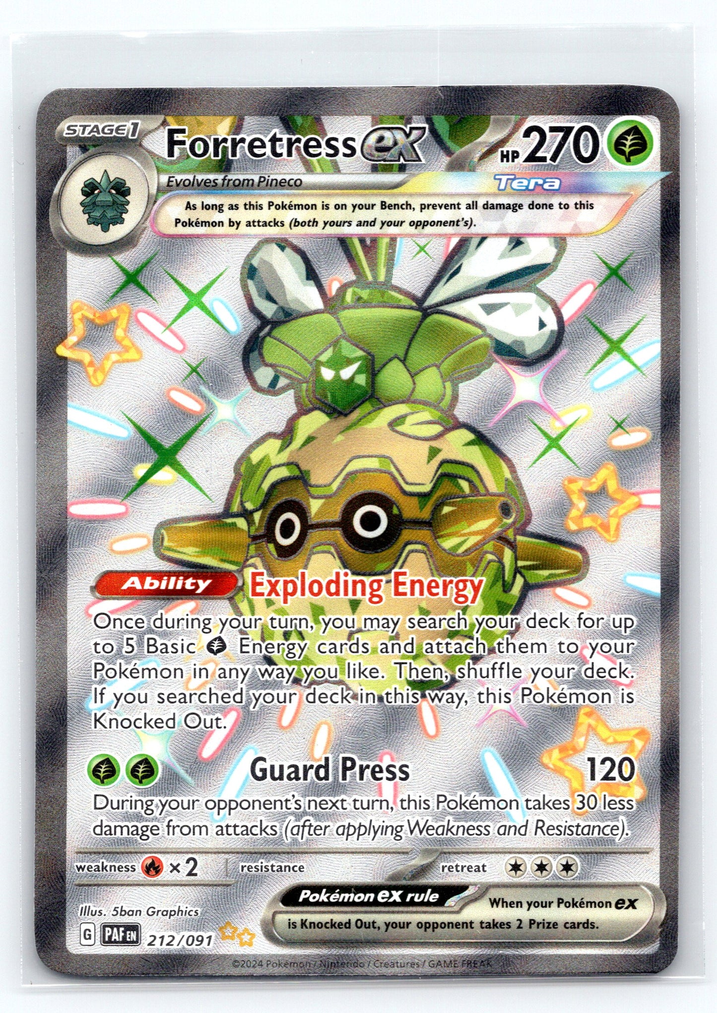 Forretress ex - #230/193 - SV02: Paldea Evolved