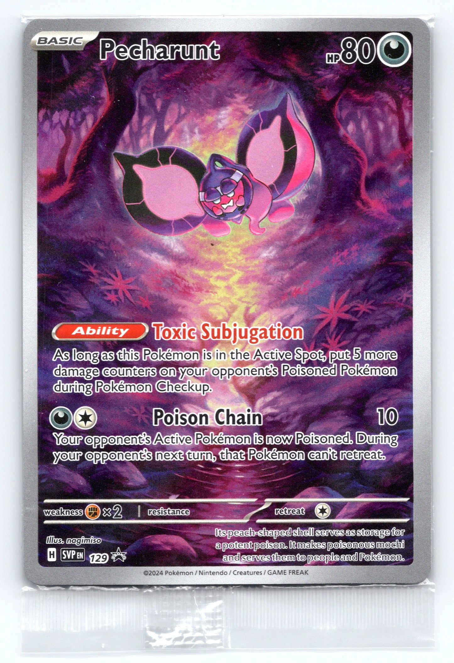 Pecharunt - #129 - SV: Scarlet & Violet Promo Cards SEALED