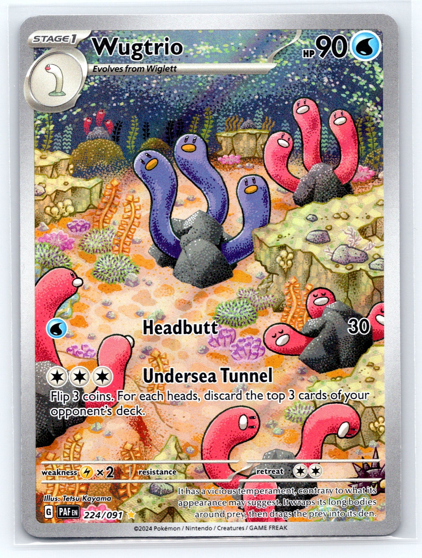 Wugtrio - #224/091 - SV: Paldean Fates