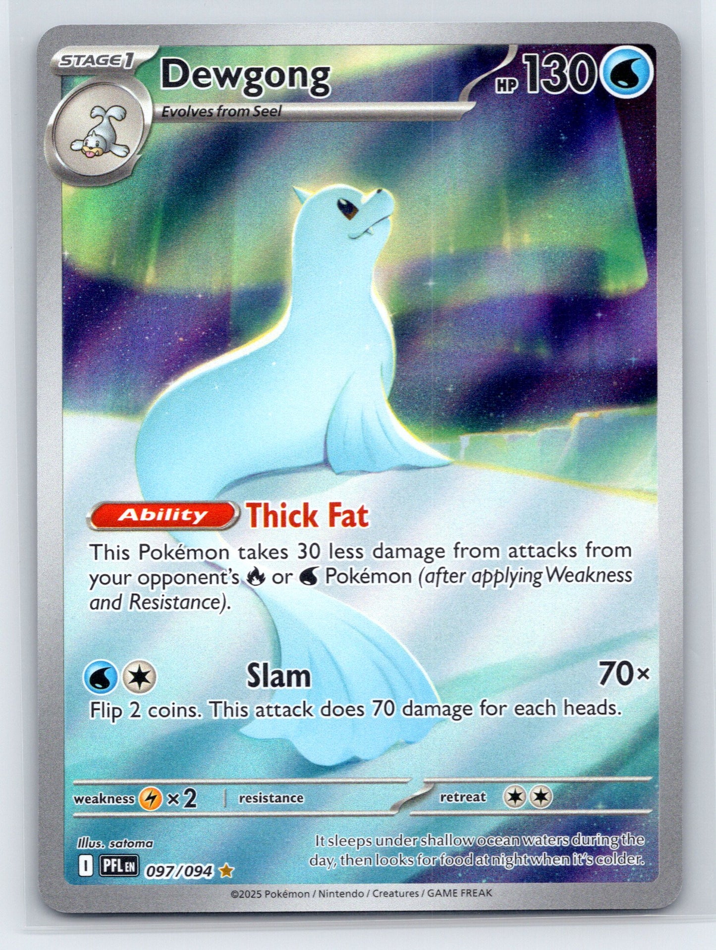 Dewgong - #097/094 - ME02: Phantasmal Flames