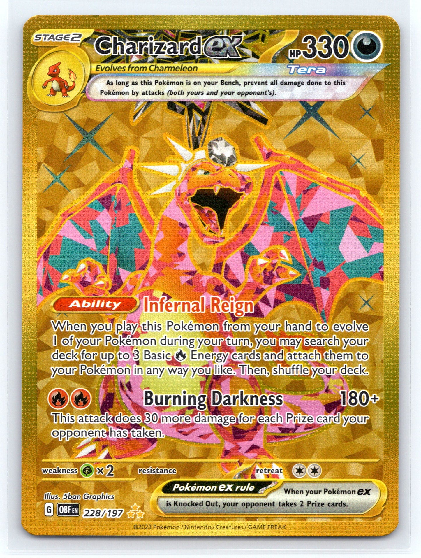 Charizard ex - #228/197 - SV03: Obsidian Flames