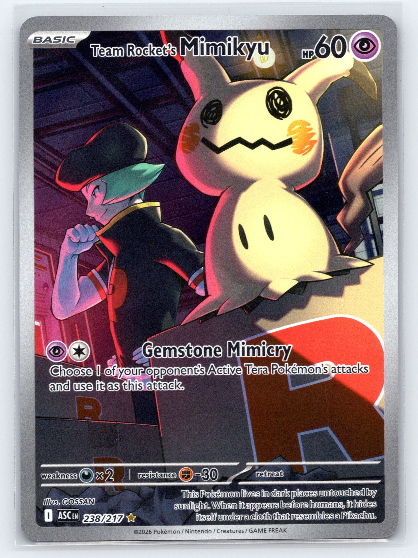 Team Rocket's Mimikyu - #238/217 - ME: Ascended Heroes