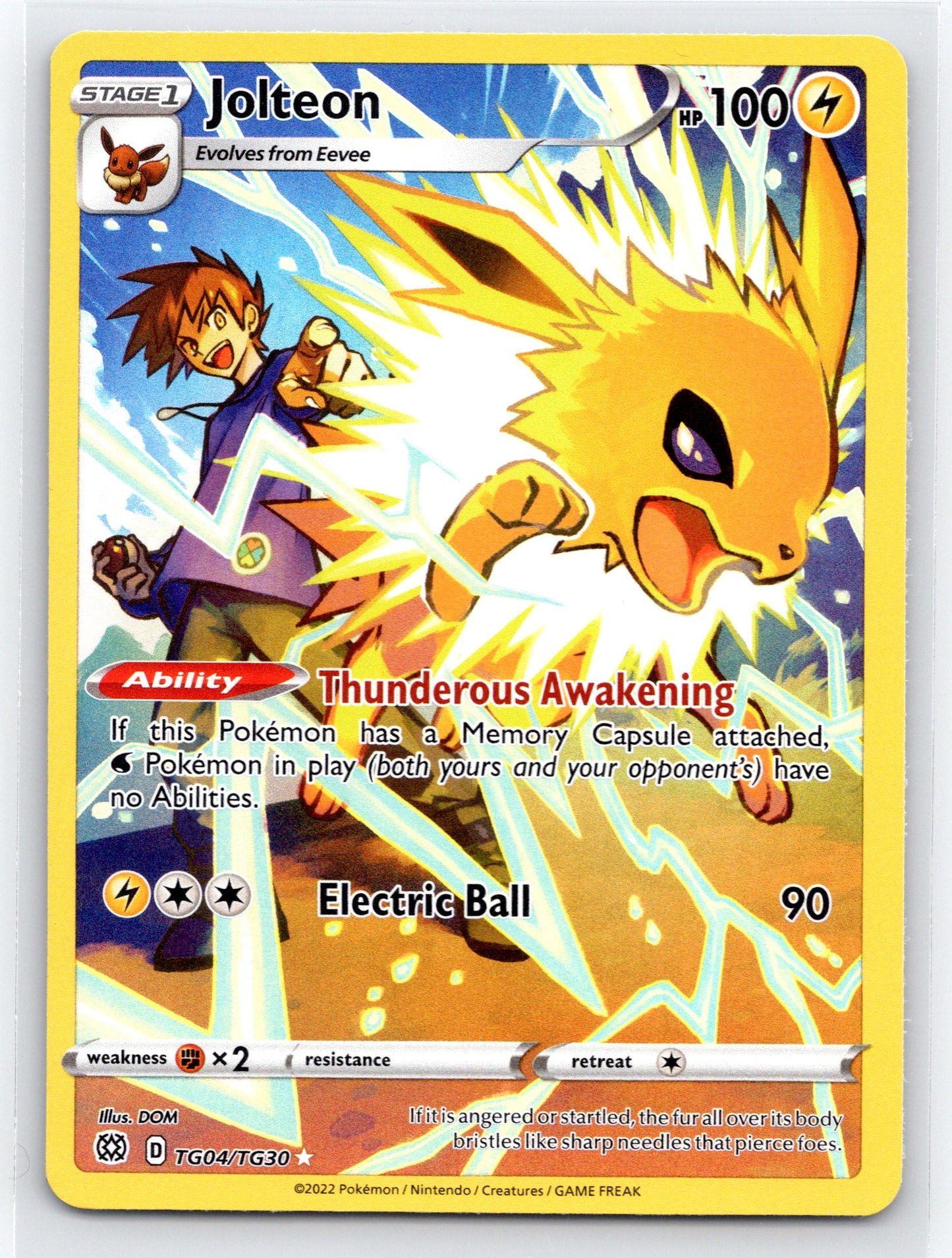 Jolteon - #TG04/TG30 - SWSH09: Brilliant Stars Trainer Gallery