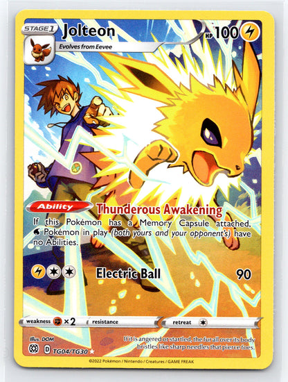 Jolteon - #TG04/TG30 - SWSH09: Brilliant Stars Trainer Gallery