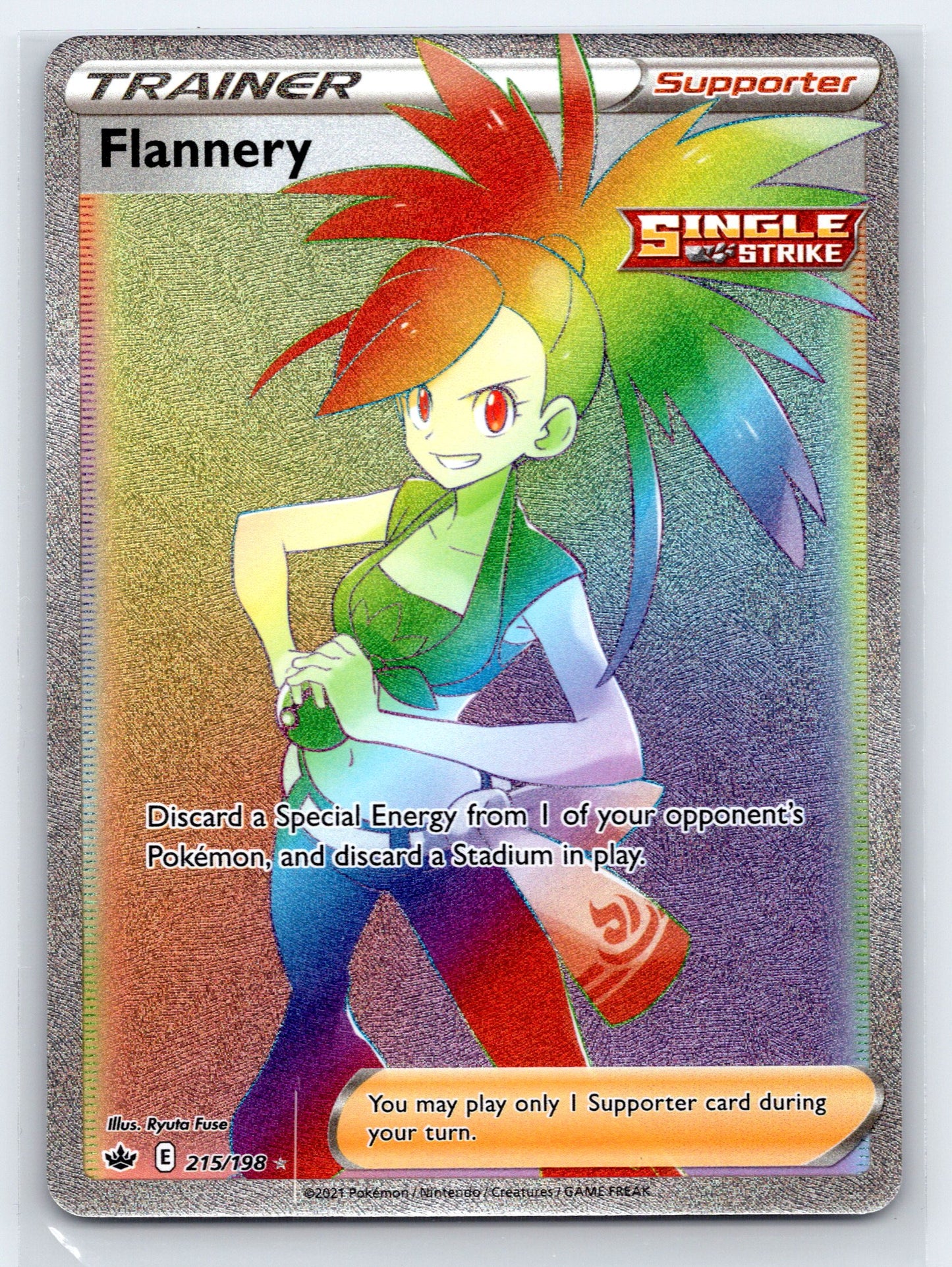 Flannery (Secret) - #215/198 - SWSH06: Chilling Reign